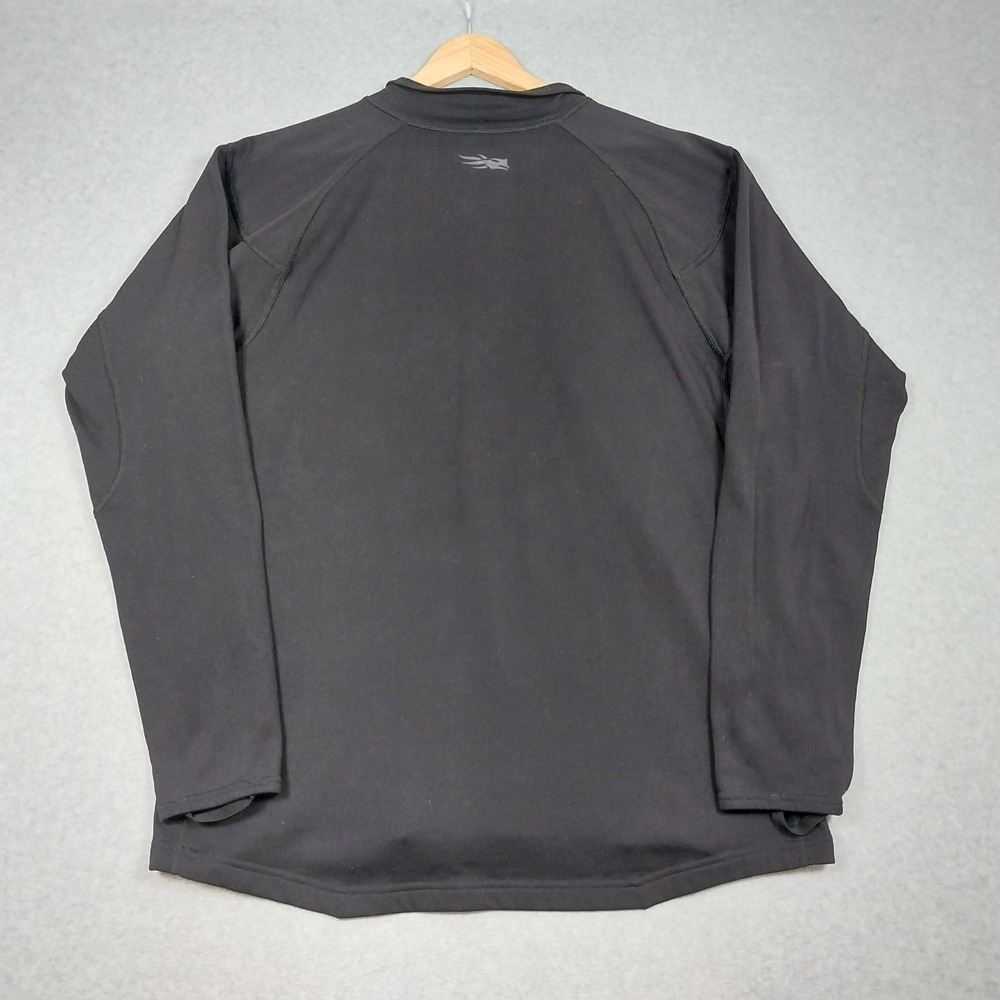 Sitka CORE Midweight Zip-T XL Black Fleece Pullover Stretch Hunting Outdoors - Picture 3 of 10